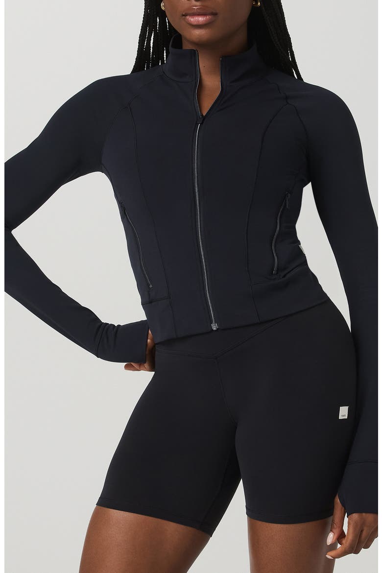 AllTheForm™ Fitness Jacket, Main, color, BLACK
