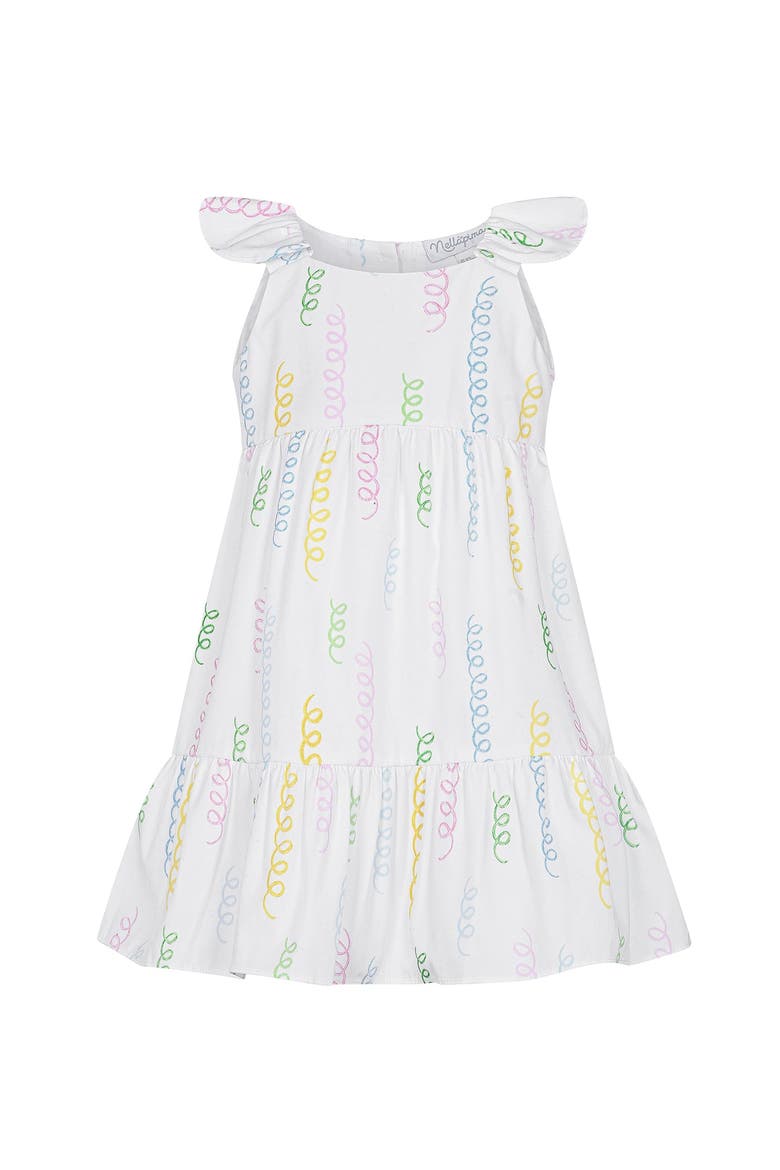 Spirals Woven Summer Dress - Baby, Main, color, White Multi