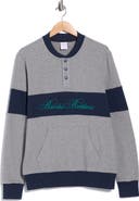 Brooks Brothers Logo Rugby Stripe Sweatshirt