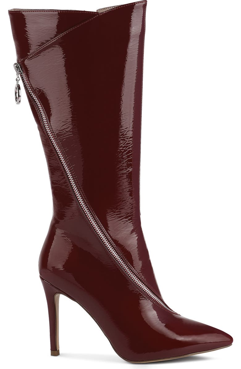 Rag & Co Tsaroh Knee High Boot, Alternate, color, Burgundy