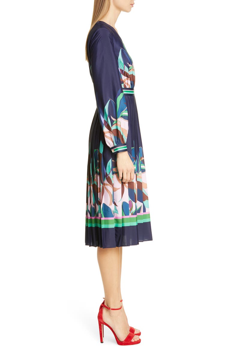 Leonore Supernatural Fit & Flare Dress, Alternate, color, NAVY