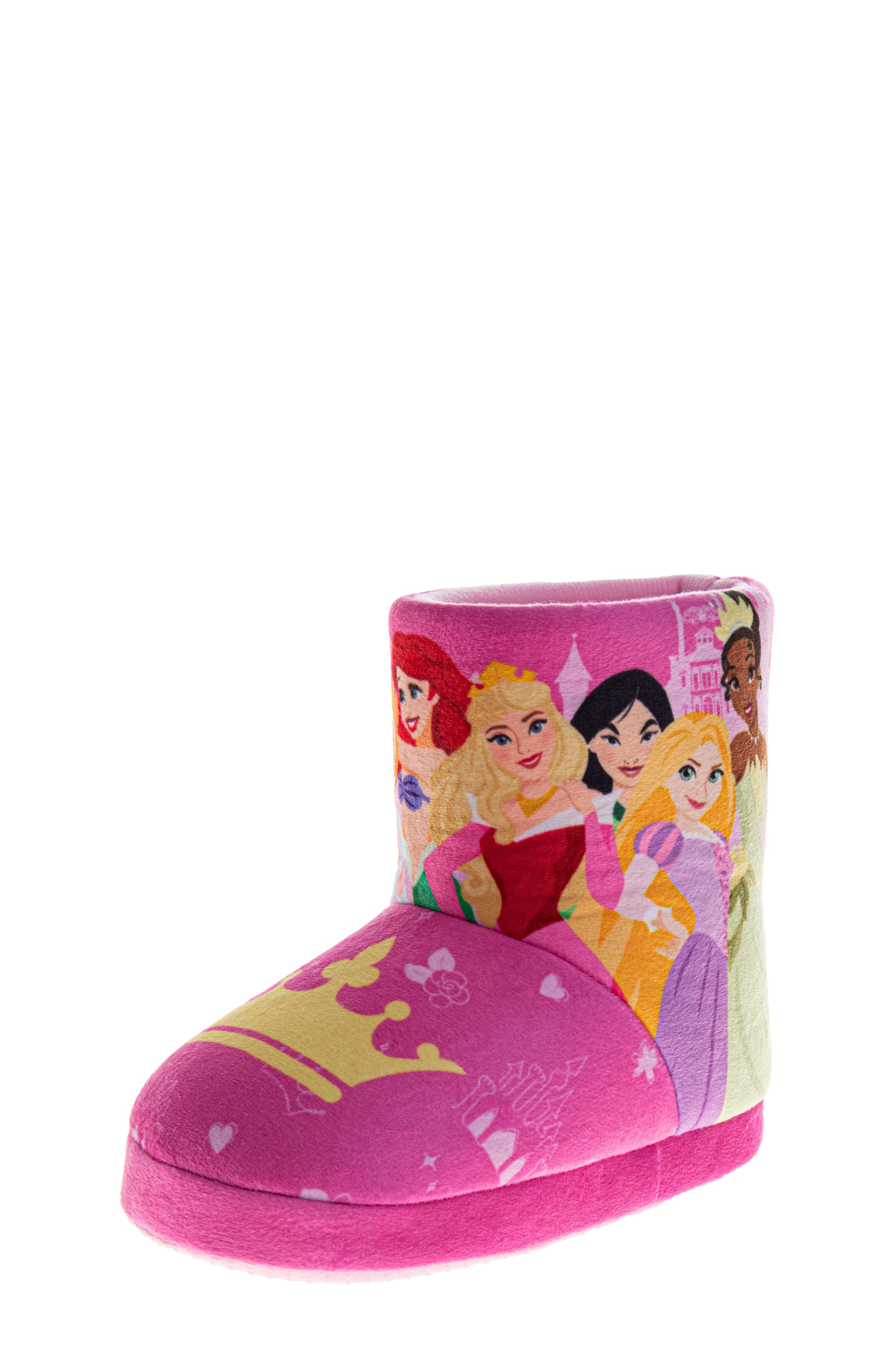 Kids' Disney Princess Slipper Bootie, Alternate, color, PINK