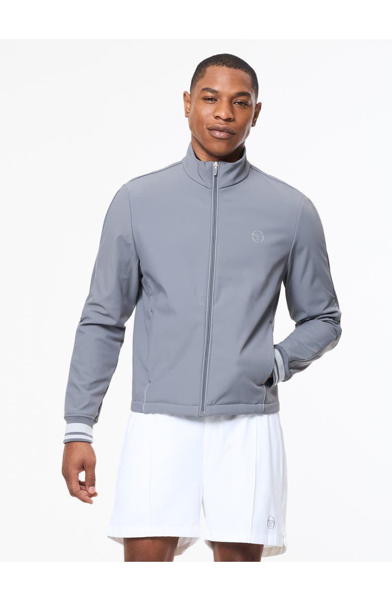 Sergio Tacchini Ibrido Technical Fleece Jacket, Main, color, Quiet Shade