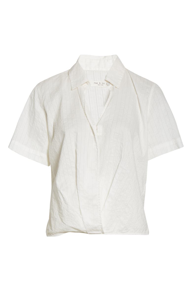 rag & bone Kristine High/Low Top, Alternate, color, Wht