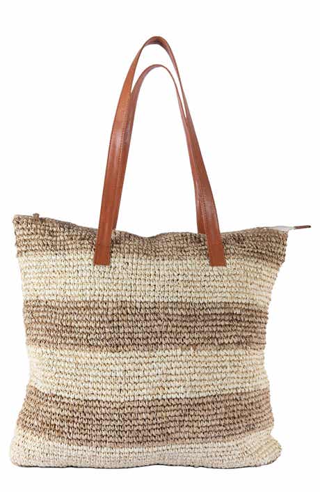 Doris Raffia Tote
