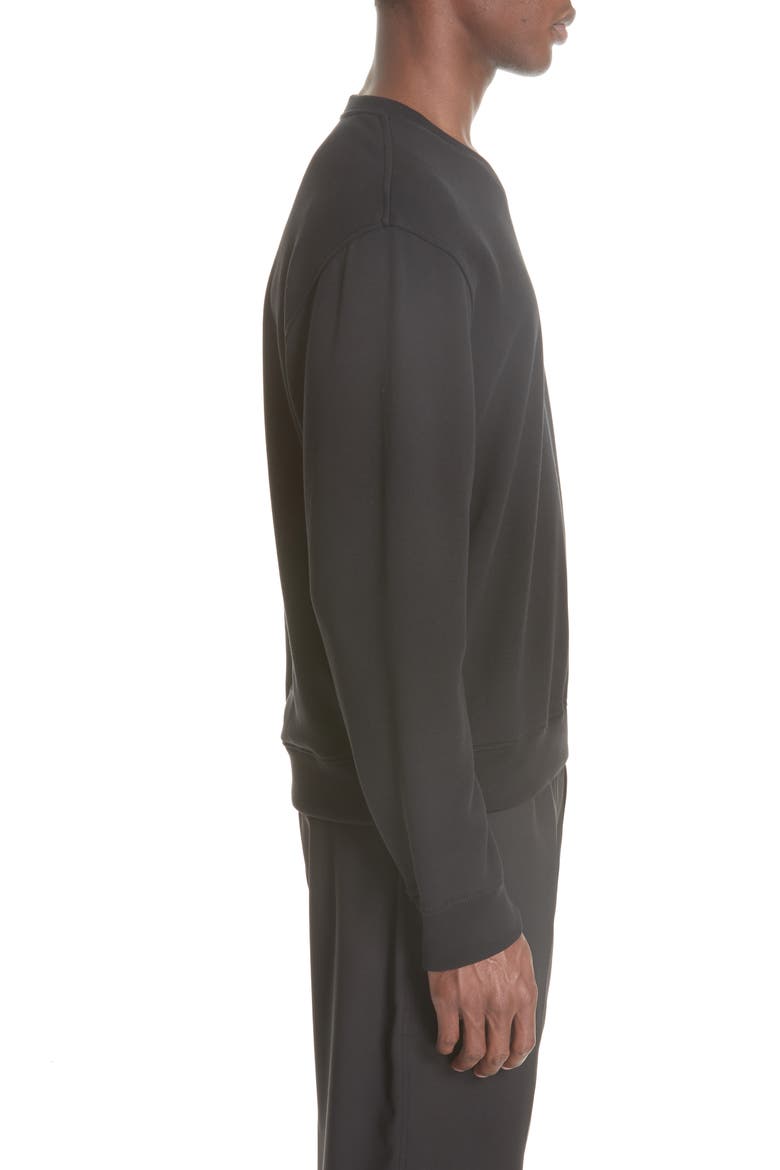 Crewneck Sweatshirt, Alternate, color, BLACK
