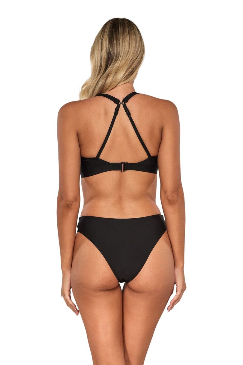 Paige Bikini Swimsuit Top, Alternate, color, Black