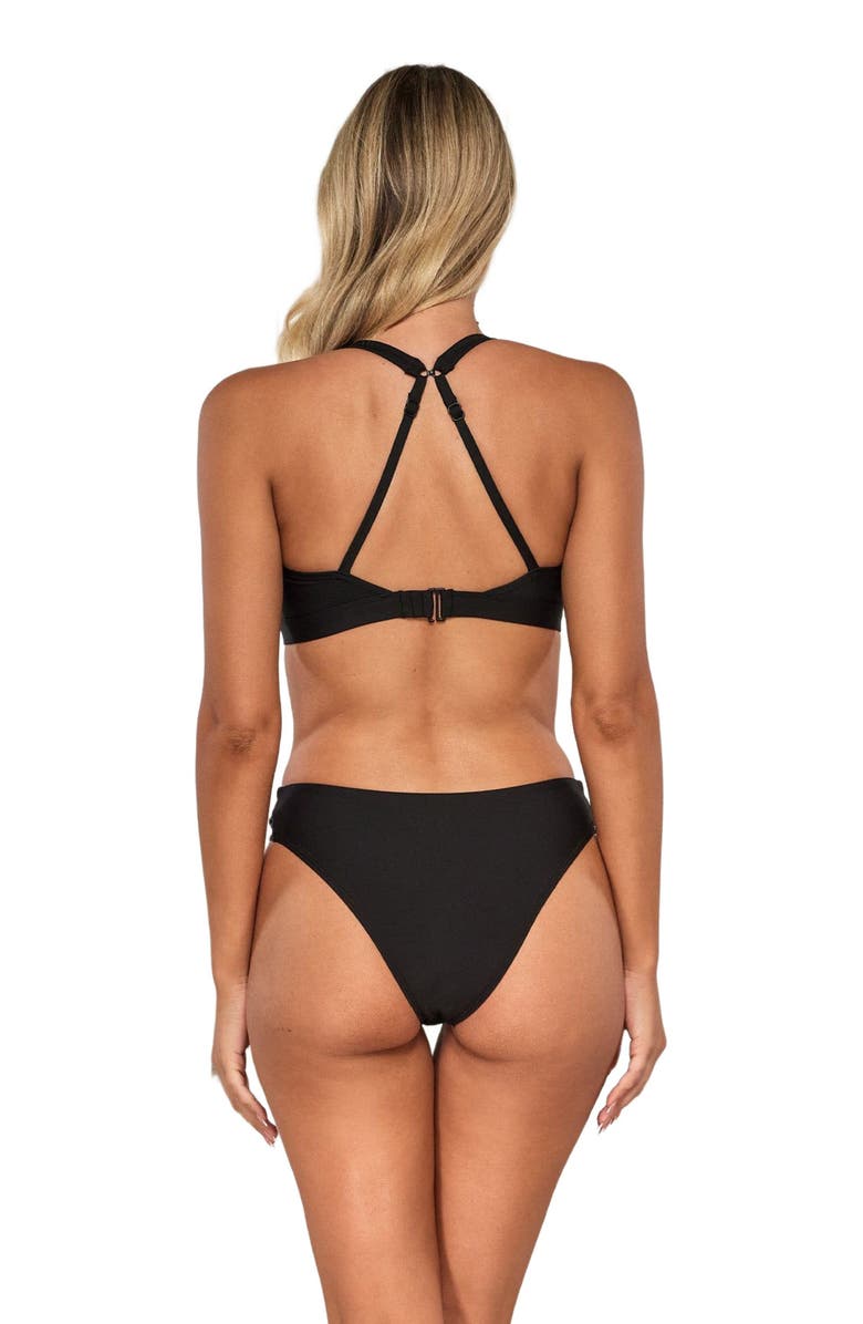 Swim Systems Paige Bikini Swimsuit Top, Alternate, color, Black