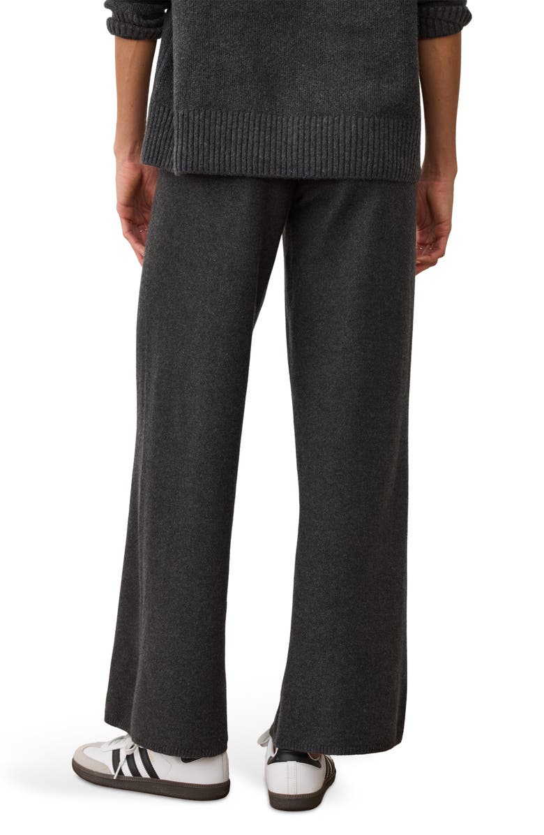 Marine Layer Chalet Knit Straight Leg Pants, Alternate, color, Charcoal