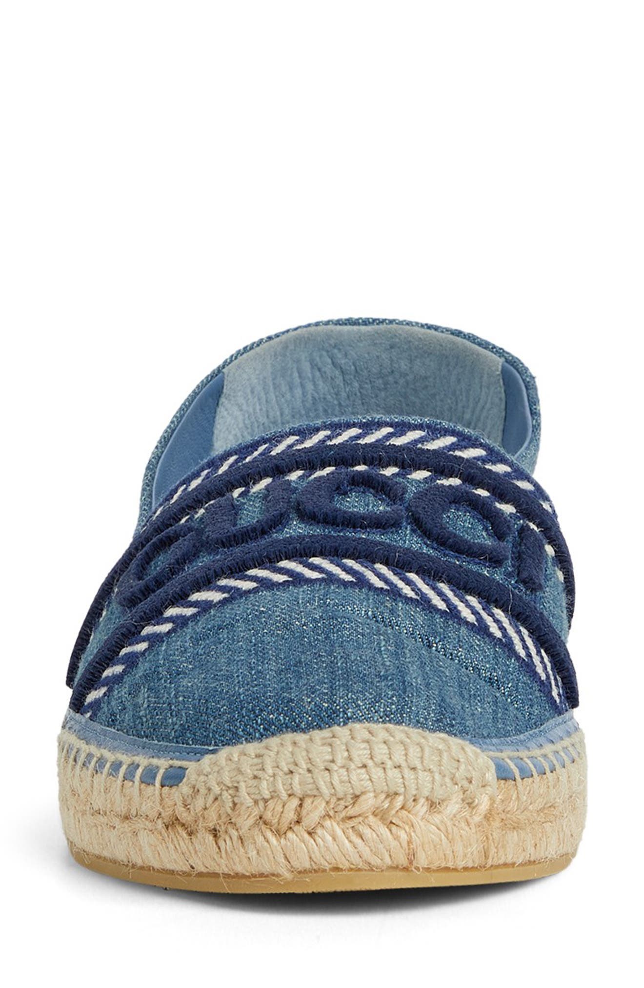 Gucci Ines Espadrille Flat, Alternate, color, 