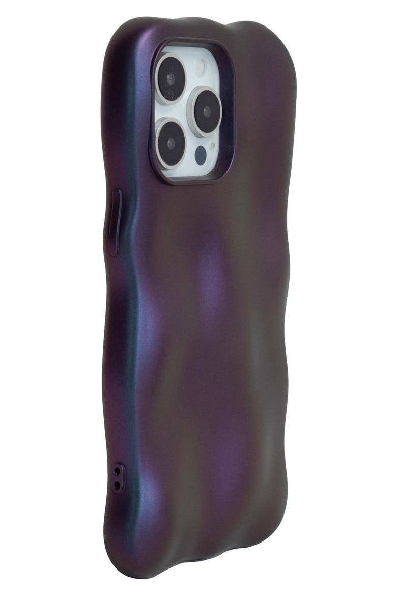 Matte Bubbles iPhone 15 Pro Max Case, Alternate, color, RADIANT PURPLE