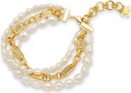 Classicharms Mia Layered Luxe Freshwater Pearl Bracelet