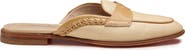 Santoni Women's Leather and Fabric Mule