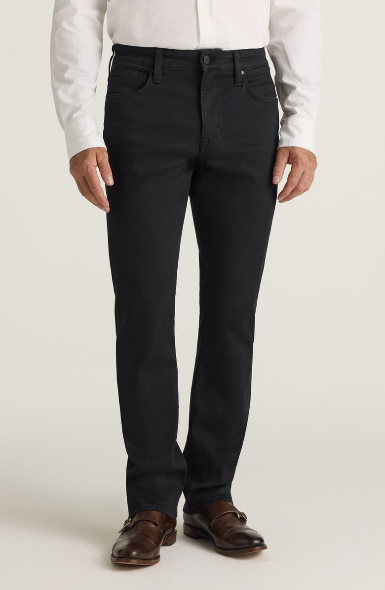 34 Heritage Camino Relaxed Straight Leg Jeans, Main, color, Black Urban