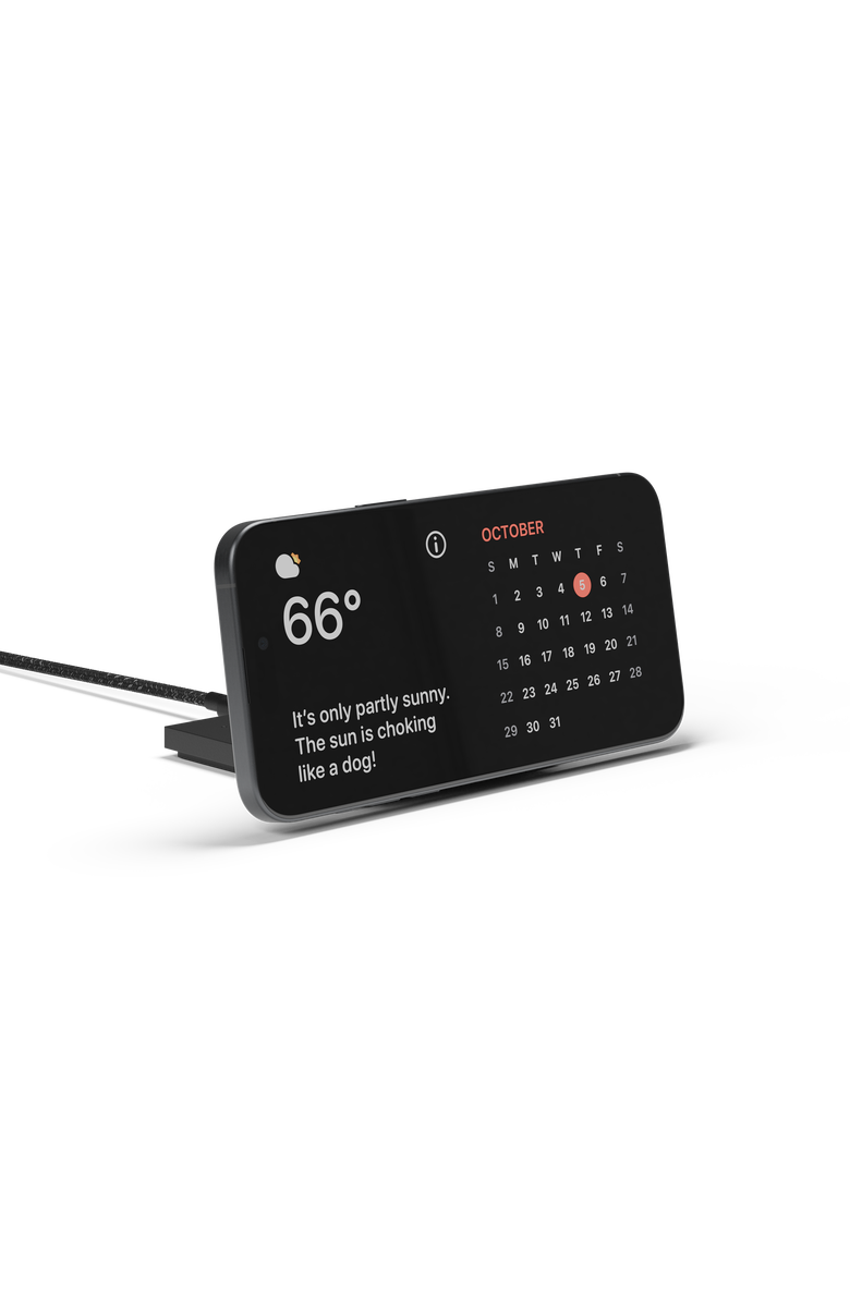 Native Union Rise Magnetic Charger, Alternate, color, Black