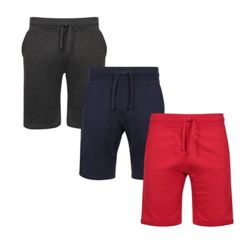 BENBEN BENBEN MENS 3 PACK FRENCH TERRY SHORTS ULTRA SOFT FEEL