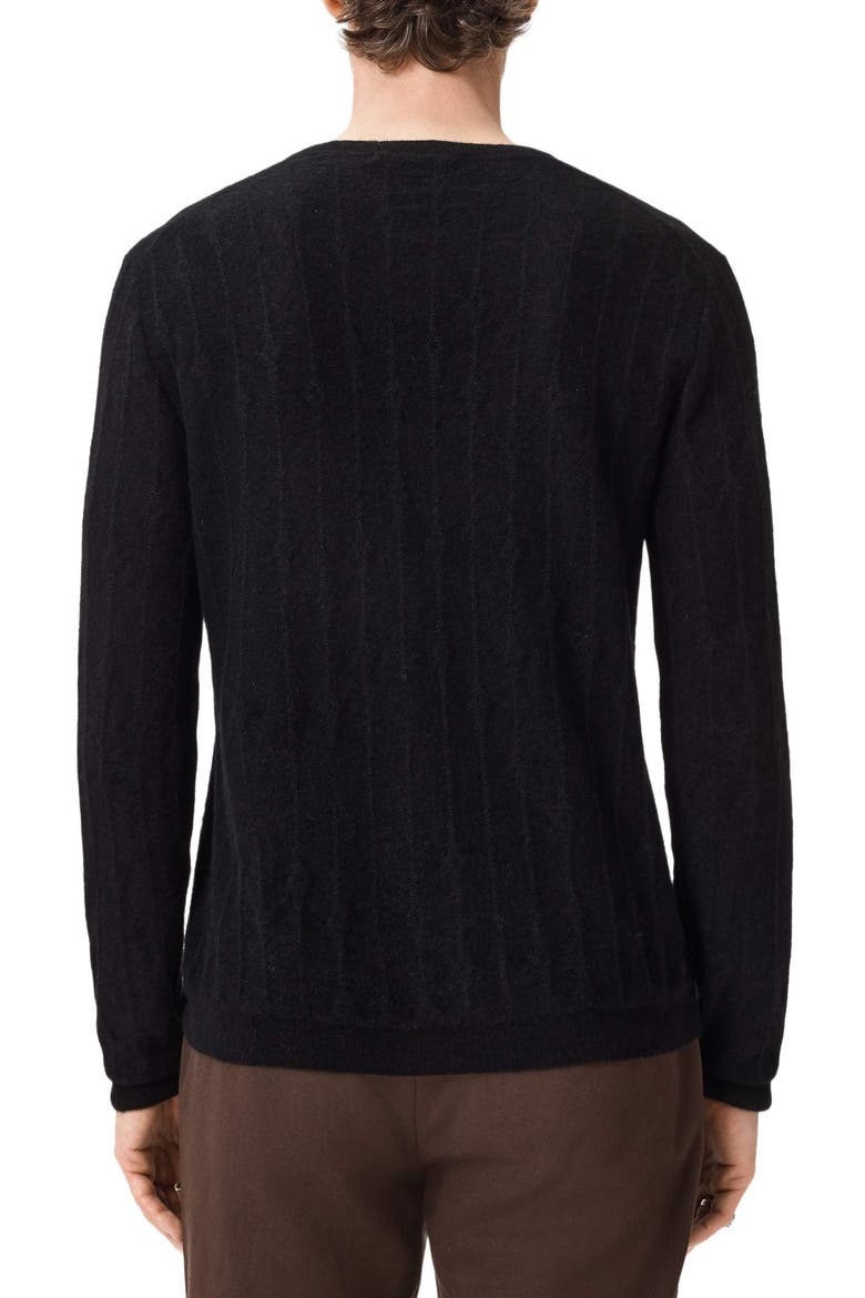 Baiso Crewneck Sweater, Alternate, color, BLACK