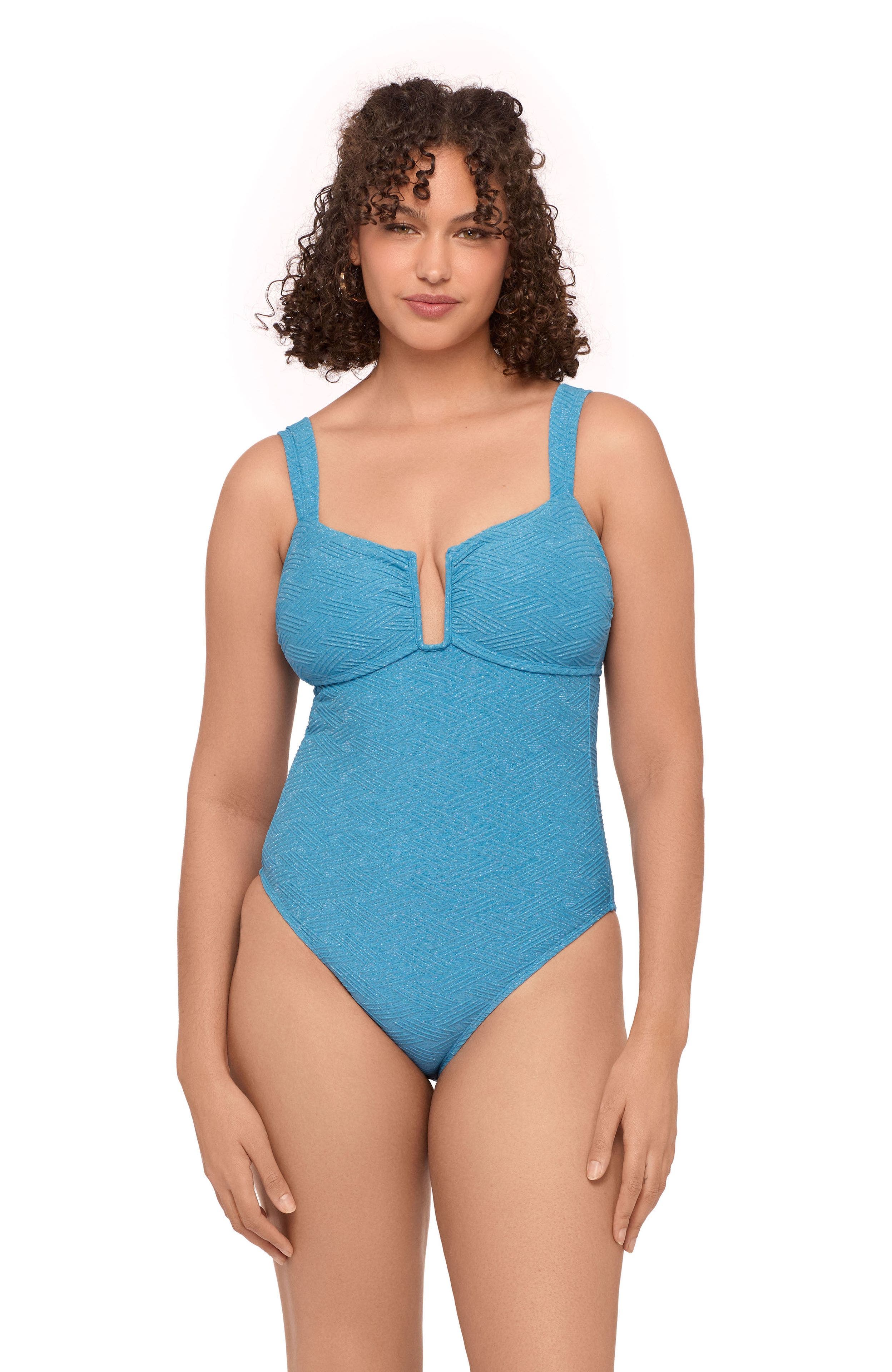Powder Blue Basket Weave