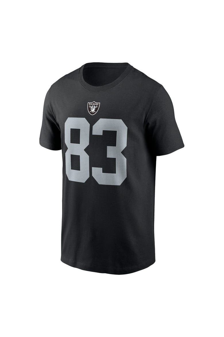 Men's Nike Darren Waller  Black Las Vegas Raiders  Player Name & Number T-Shirt, Alternate, color, Black