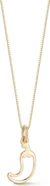 Ember Fine Jewelry <p>14K Gold Chili Pepper Pendant Necklace</p>