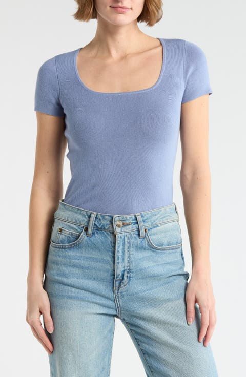 Compact Short Sleeve Sweater