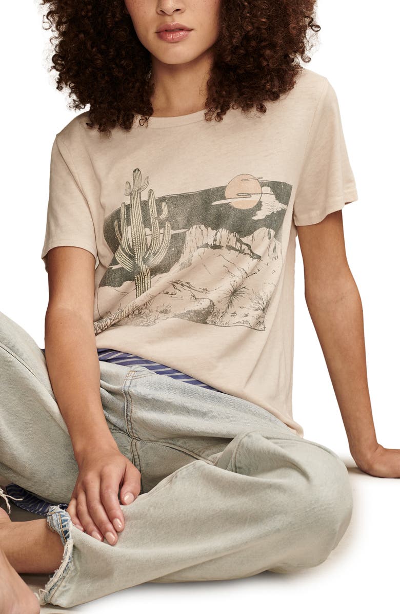 Lucky Brand Cactus Scene Graphic T-Shirt, Alternate, color, 