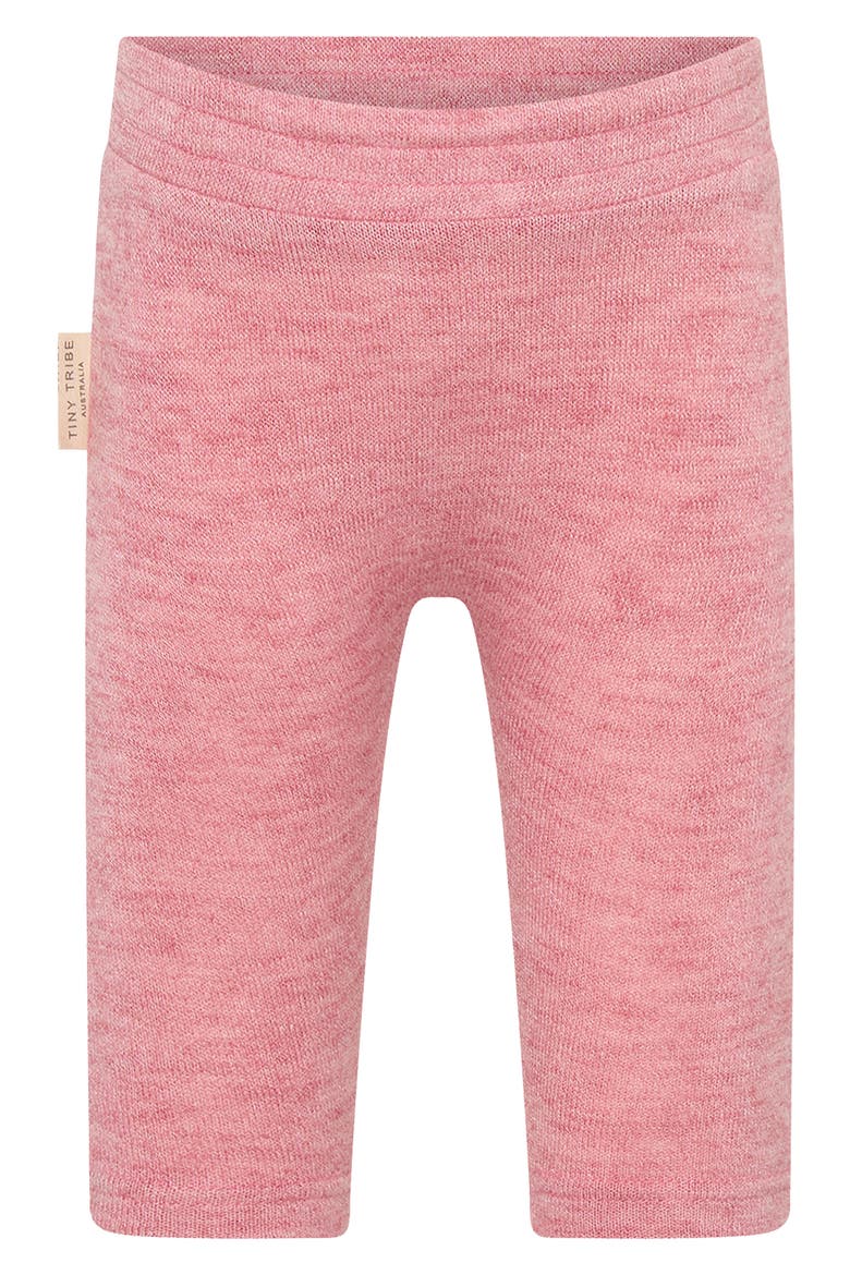 Kids' Palm Tree Knit Leggings, Main, color, PINK
