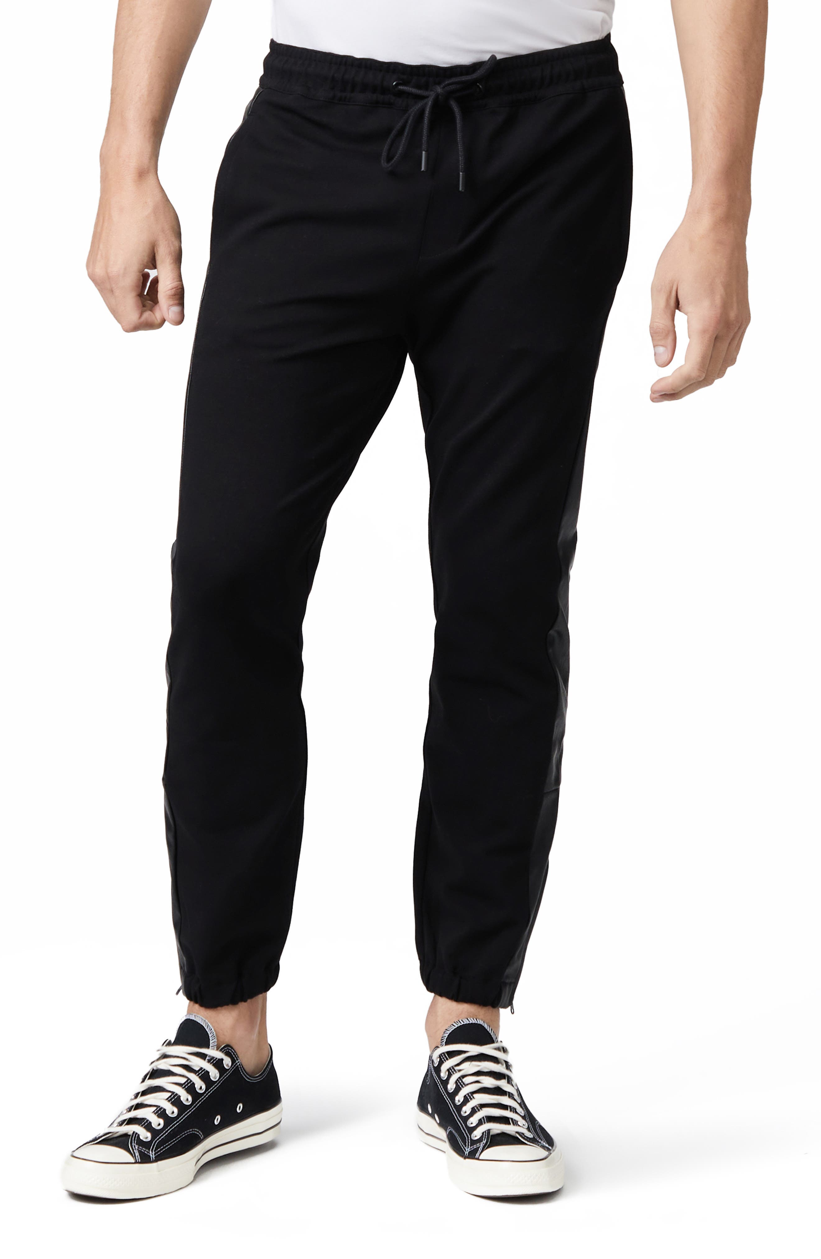 PAIGE Johan Zip Hem Joggers | Nordstromrack