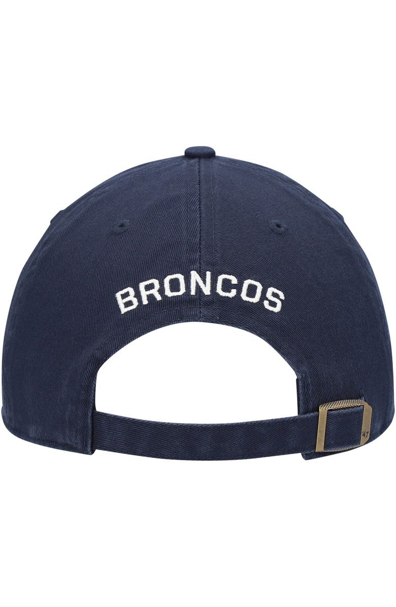 '47 Women's '47 Navy Denver Broncos Finley Clean Up Adjustable Hat, Alternate, color, 
