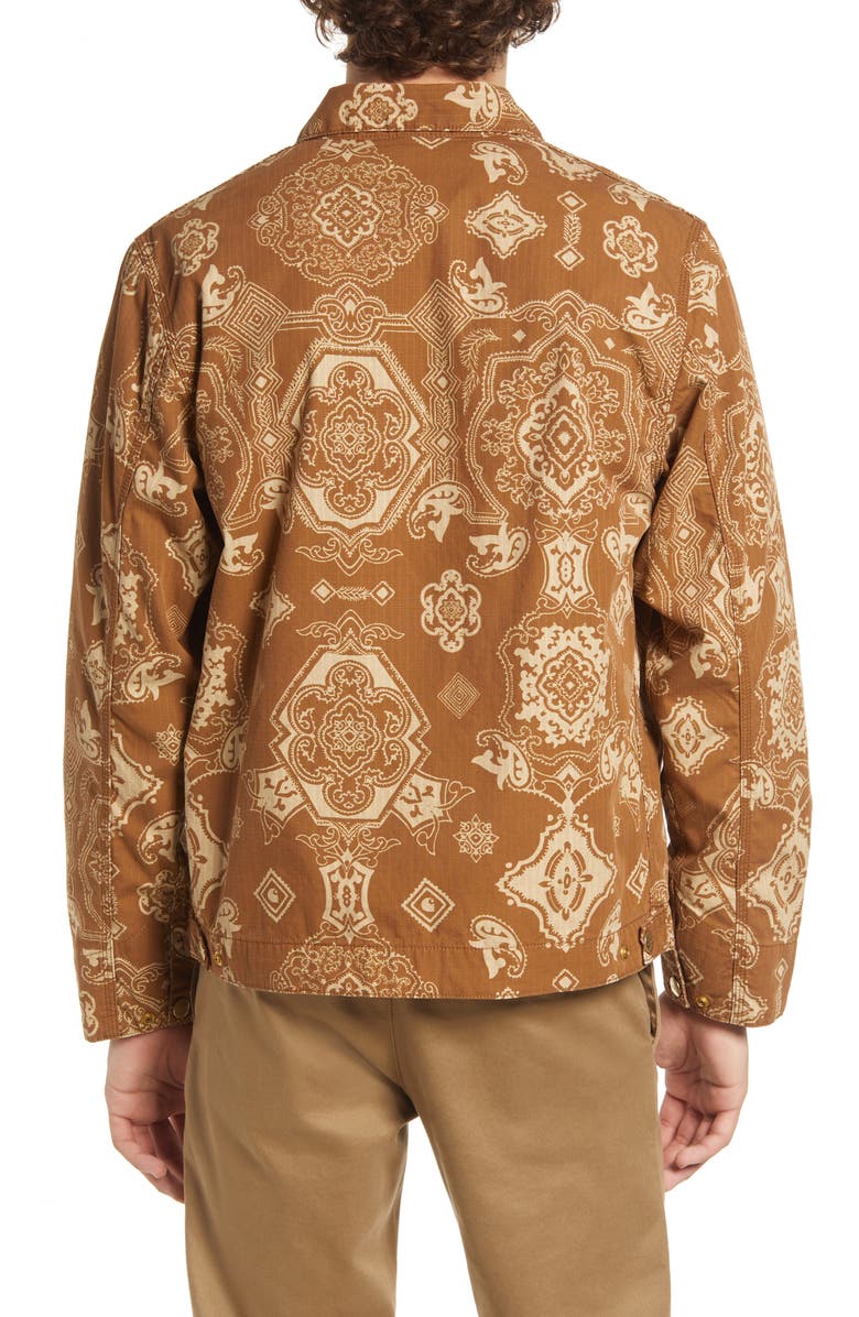 Carhartt Work In Progress Detroit Paisley Print Jacket, Alternate, color, 