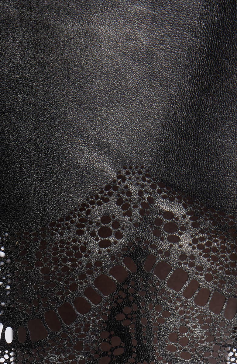 TOM FORD Enverse Satin Lace Slipdress, Alternate, color, Black