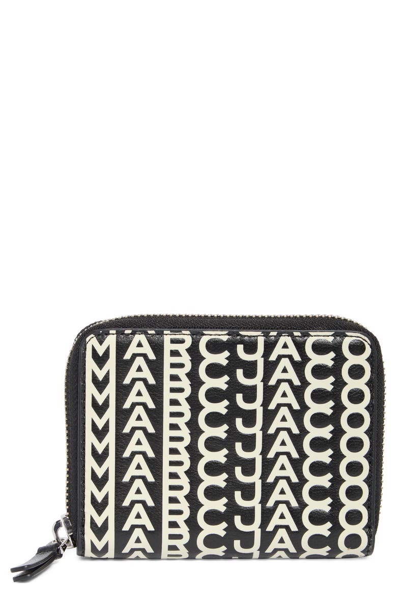 Marc Jacobs The Zip Around Leather Wallet, Main, color,