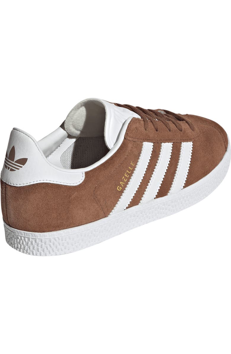 adidas Kids' Gazelle Low Top Sneaker, Alternate, color, Prebrn/Ftw