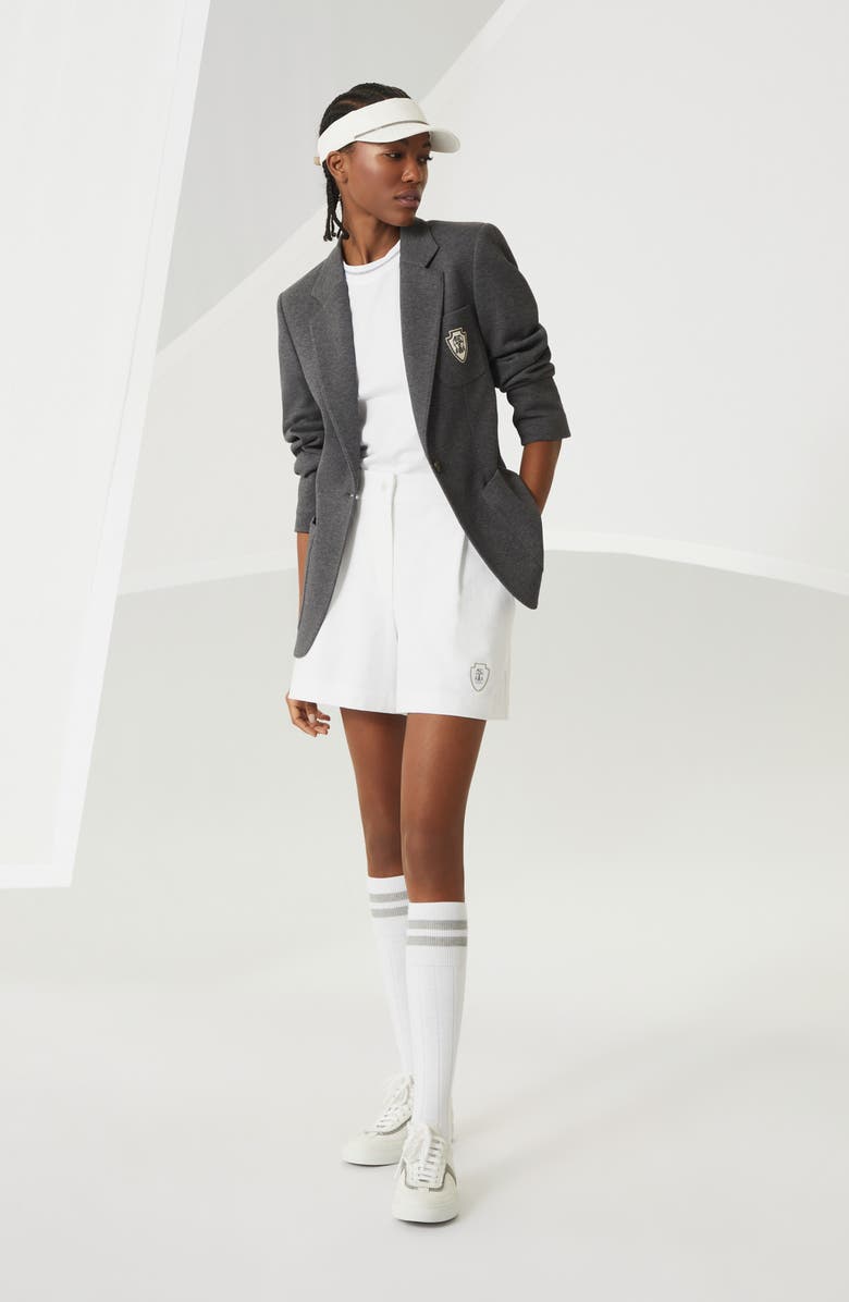 Brunello Cucinelli Piqué blazer, Alternate, color, 