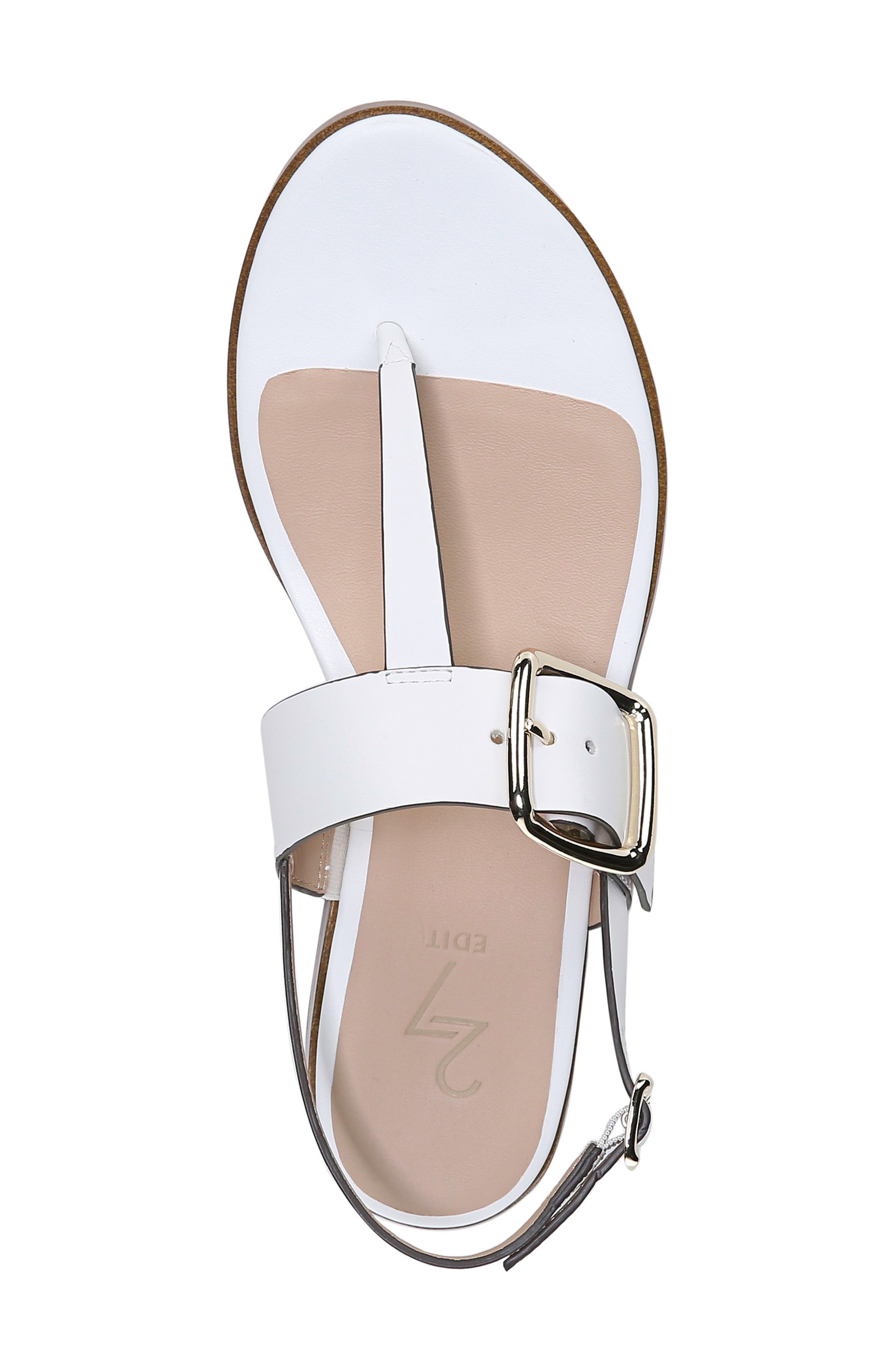 27 Edit Erika Sandal, Alternate, color, WHITE LEATHER