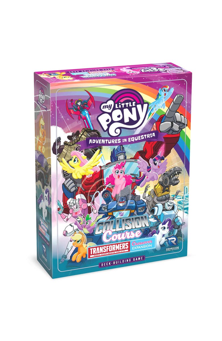 Renegade Game Studios My Little Pony DBG Collision Course A Transformers Crossover Expansion 14+, Main, color, Multicolored