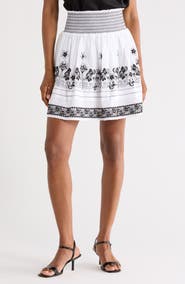 JASON WU Embroidered Short Skirt
