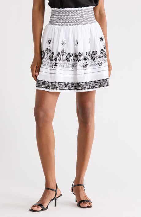 JASON WU Embroidered Short Skirt