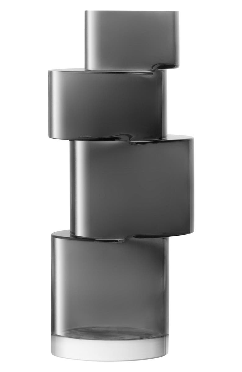 LSA Tier Lantern Vase, Main, color, Grey