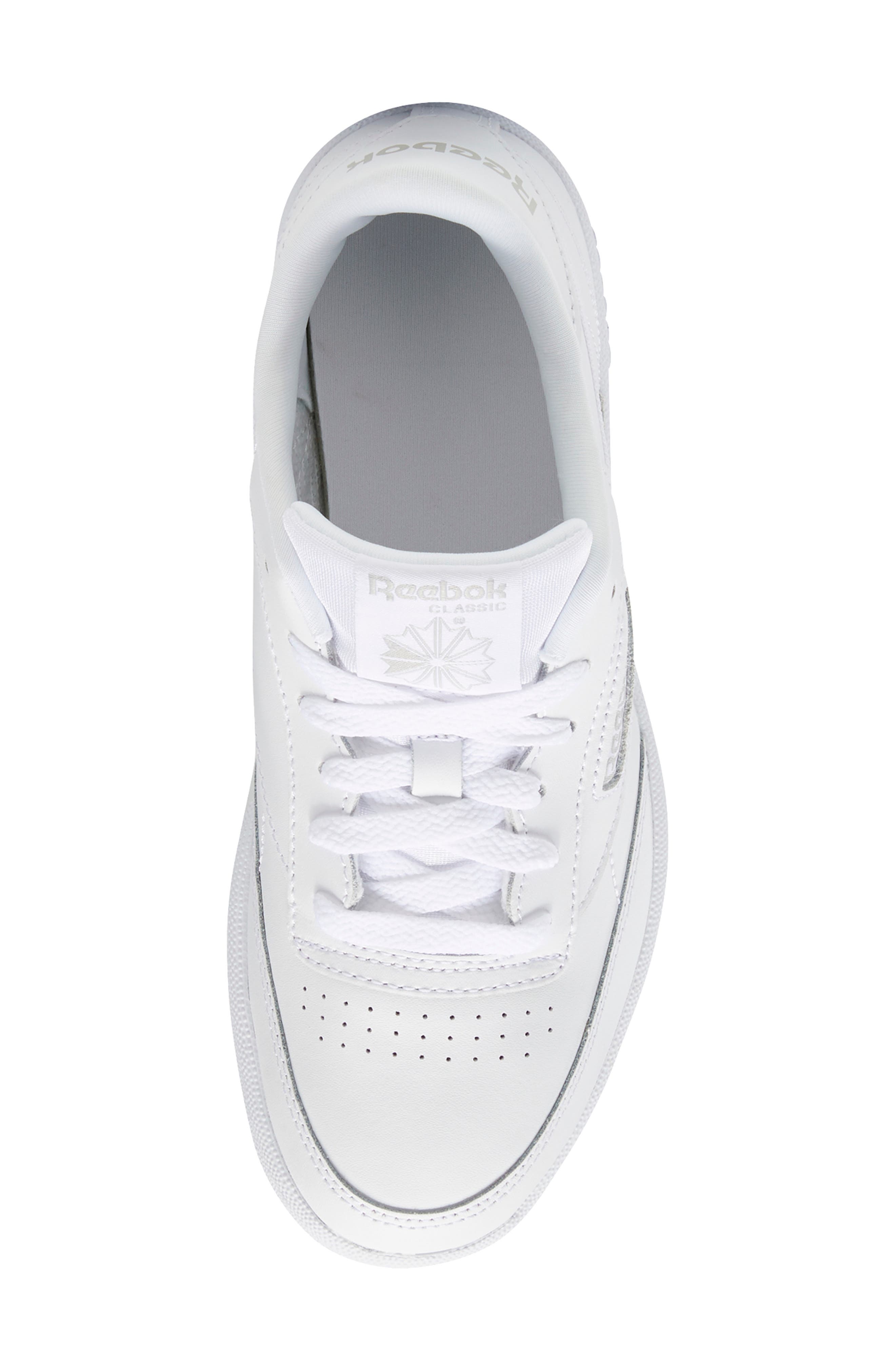 Club C Sneaker, Alternate, color, WHITE/SHEER GREY-INT