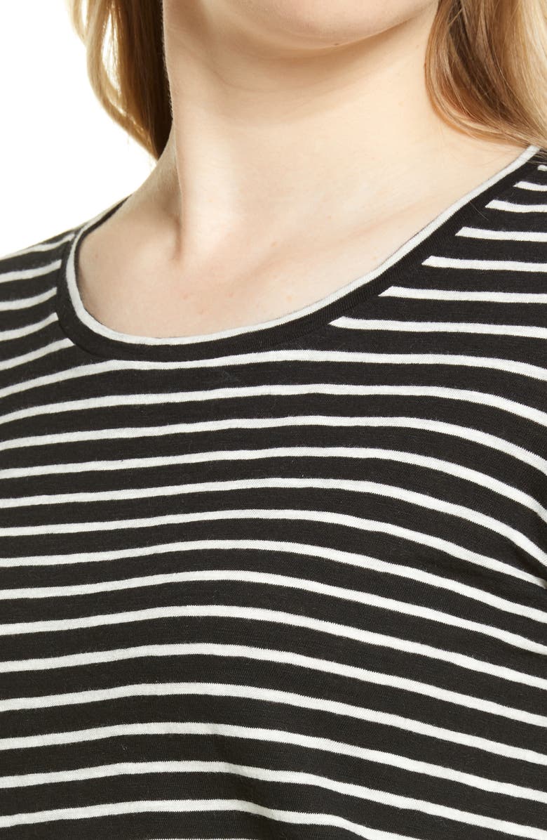 Caslon<sup>®</sup> Slub Crewneck Tee, Alternate, color,