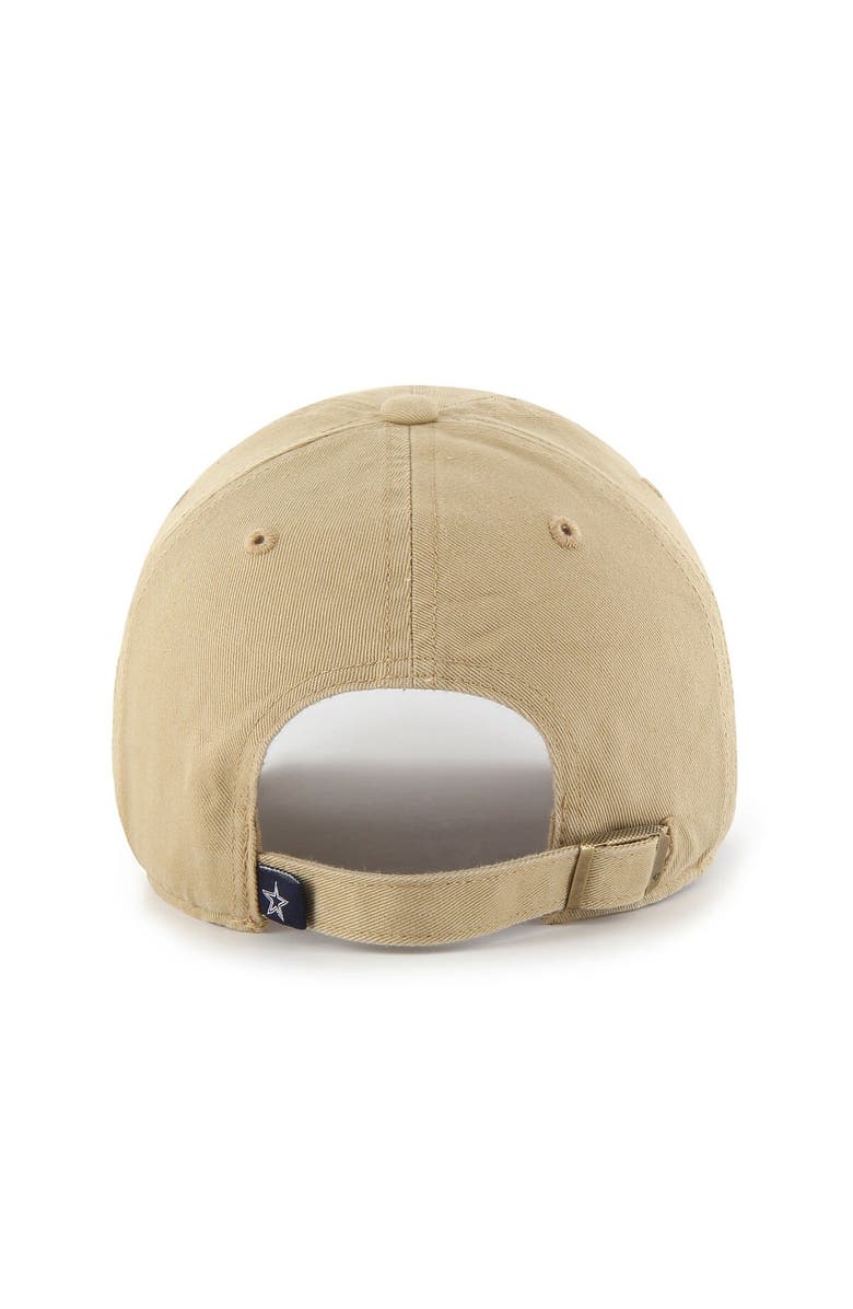 '47 Men's '47 Khaki Dallas Cowboys Secondary Clean Up Adjustable Hat, Alternate, color, Khaki