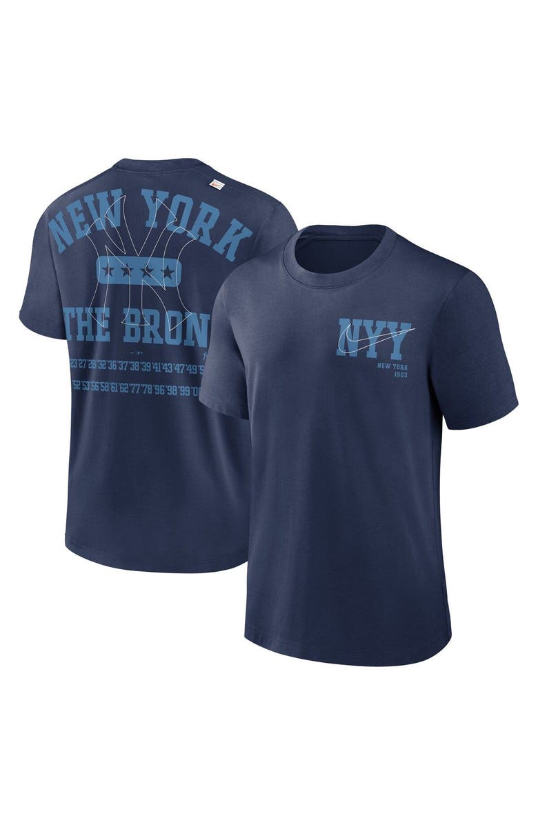Nike Men's Nike Navy New York Yankees Statement Game Over T-Shirt, Main, color, 