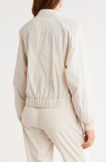 Kinetic Nylon Bomber Jacket