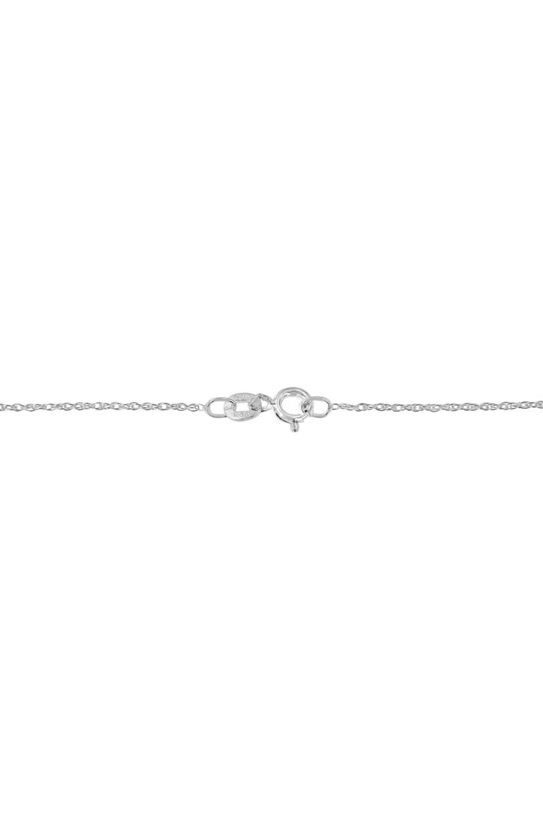 Silver 1 1/4 Cttw Diamond Composite Heart Pendant Necklace, Alternate, color, White