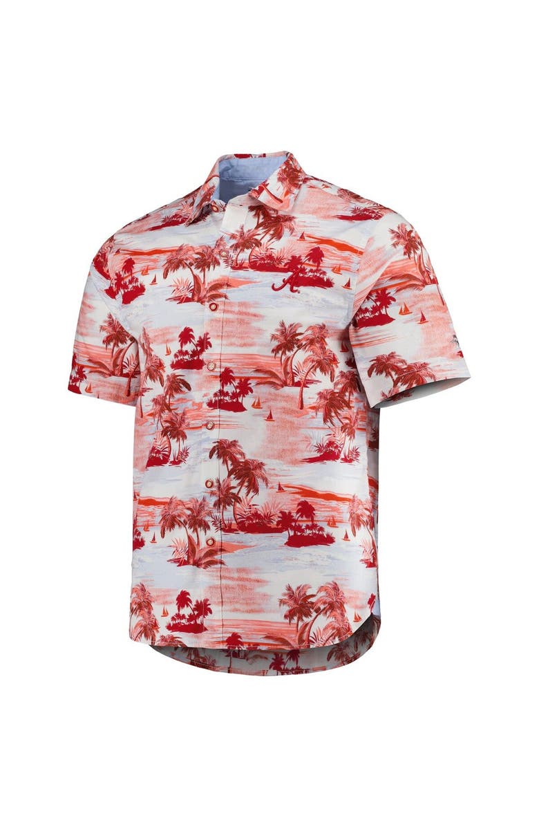 Tommy Bahama Men's Tommy Bahama Crimson Alabama Crimson Tide Tropical Horizons Button-Up Shirt, Alternate, color, 