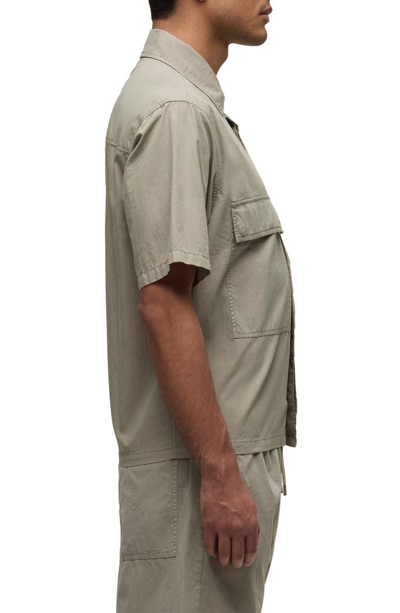 Hudson Jeans Short Sleeve Utility Shirt, Alternate, color, Cactus