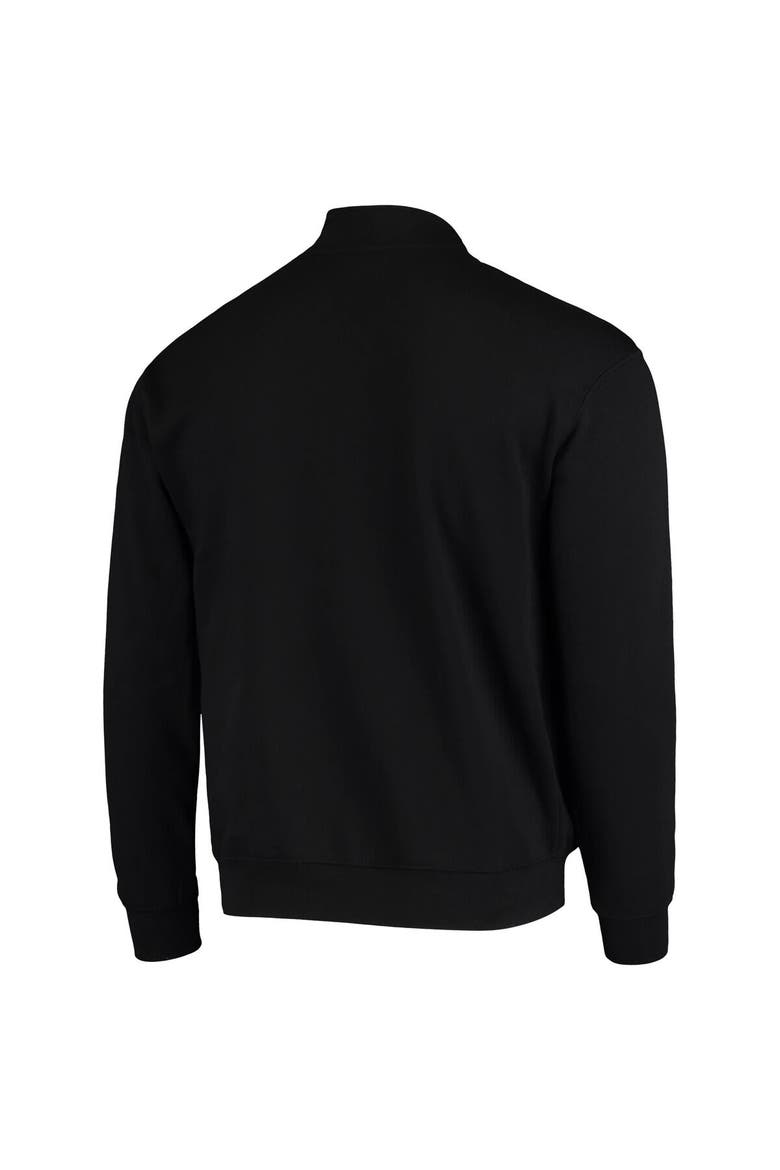 Men's Colosseum Black Stanford Cardinal Tortugas Logo Quarter-Zip Jacket, Alternate, color, Black