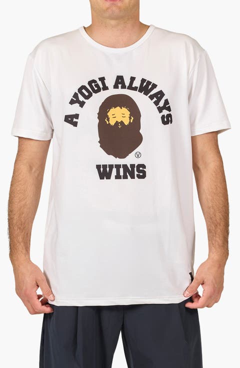 A Yogi Always Wins Performance Graphic T-Shirt