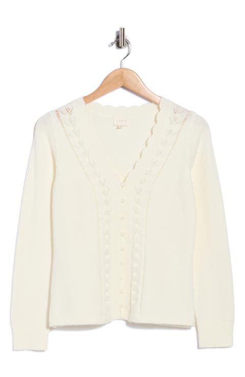 Drop V-Neck Cardigan